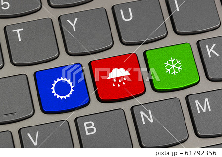 Computer keyboard with Weather key Computer keyboard with Weather key 61792356
