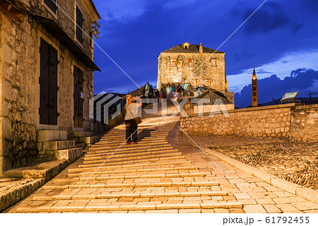 Old Bridge in Mostar - Bosnia and Herzegovina Old Bridge in Mostar - Bosnia and Herzegovina 61792455