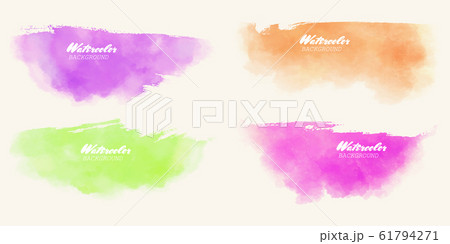 Abstract watercolor brush strokes painted Abstract watercolor brush strokes painted 61794271