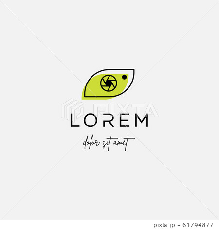 Camera Shutter Leaf Logo Design Vector Icon Camera Shutter Leaf Logo Design Vector Icon 61794877