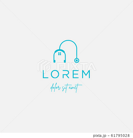 medical home logo vector design icon sign medical home logo vector design icon sign 61795028