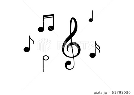Music notes, song, melody and tune icon Music notes, song, melody and tune icon 61795080