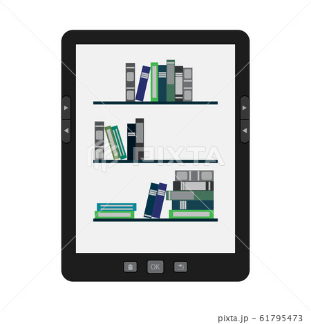 portable modern tablet e-book reader. portable modern tablet e-book reader. 61795473