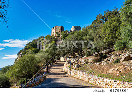 Castle of the Monfrague National Park, Caceres in Castle of the Monfrague National Park, Caceres in 61798364