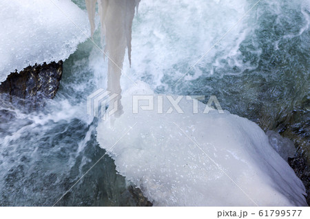 Icicles at Partnachklamm in Garmisch-Partenkirchen Icicles at Partnachklamm in Garmisch-Partenkirchen 61799577