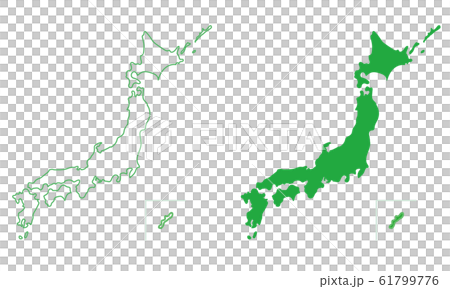 日本地図 日本地図 61799776