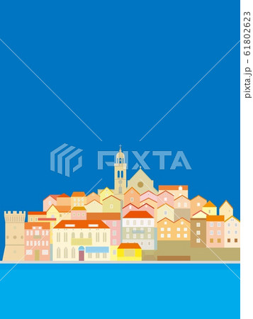 クロアチア　croatia　コルチュラ島　korcula 61802623
