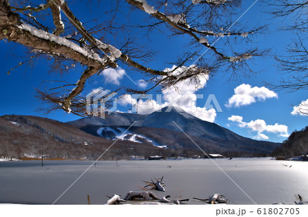 女神湖　蓼科山　冬 61802705