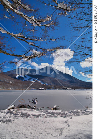 女神湖 蓼科山 冬 女神湖 蓼科山 冬 61802707