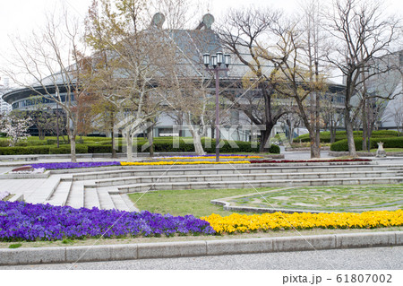 広島市の県立総合体育館の景色 61807002