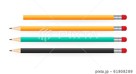 Pencil in a realistic style for various web sites. 61808289