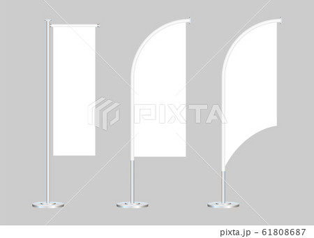 Beach Flag Stand Empty Template Mockup Set on a Beach Flag Stand Empty Template Mockup Set on a 61808687