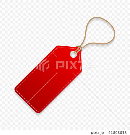 Set of various blank white paper tags, labels, Set of various blank white paper tags, labels, 61808858