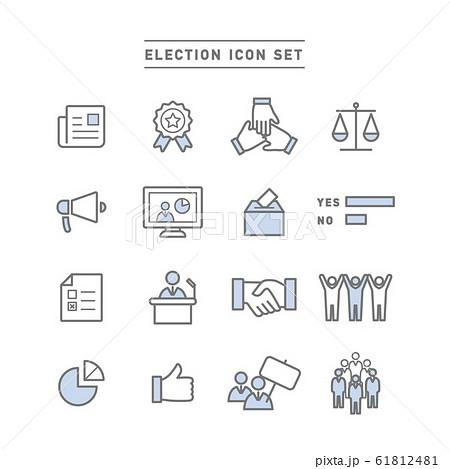 ELECTION ICON SET ELECTION ICON SET 61812481