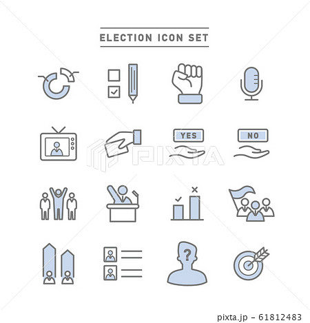 ELECTION ICON SET ELECTION ICON SET 61812483