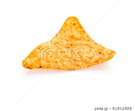 Tortilla Chips Isolated on White Background 61812809