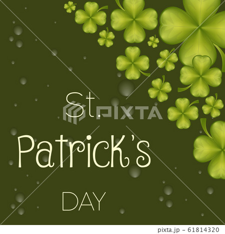 Saint Patricks days card 61814320