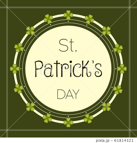 Saint Patricks days card 61814321