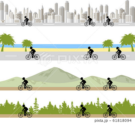 自転車　サイクリング　セット 61818094