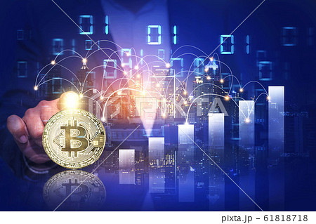 Bitcoin. Crypto currency Gold Bitcoin, BTC, Bit 61818718