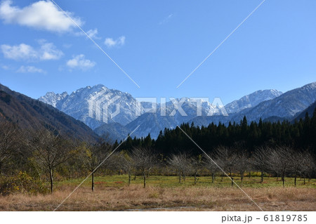 剱岳 伊折橋からの眺め 剱岳 伊折橋からの眺め 61819785