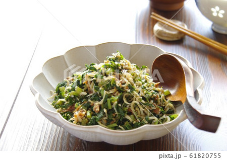 大根葉のふりかけ　大根の葉とシラスのふりかけ　和食 61820755
