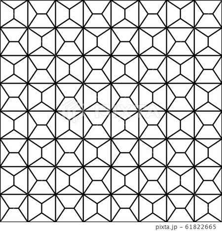 Seamless geometric pattern .Black and white color. Seamless geometric pattern .Black and white color. 61822665