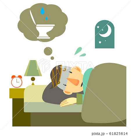 睡眠トラブル　トイレ 61825614