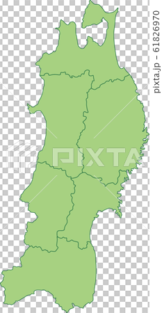 Tohoku area map Tohoku area map 61826970