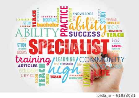 SPECIALIST word cloud collage SPECIALIST word cloud collage 61833031