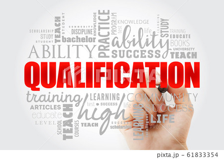 Qualification word cloud 61833354