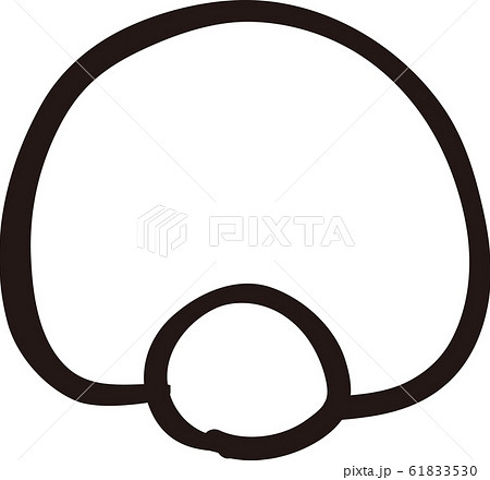 うさぎの後ろ姿のイラスト素材 61833530 Pixta