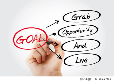 GOAL - Grab Opportunity And Live acronym GOAL - Grab Opportunity And Live acronym 61833763