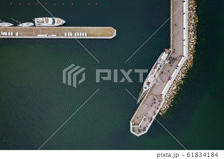 Aerial view onto famous pier in Sopot, Poland Aerial view onto famous pier in Sopot, Poland 61834184