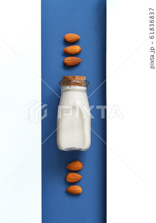 Vegan almond milk, non dairy alternative milk 61836837