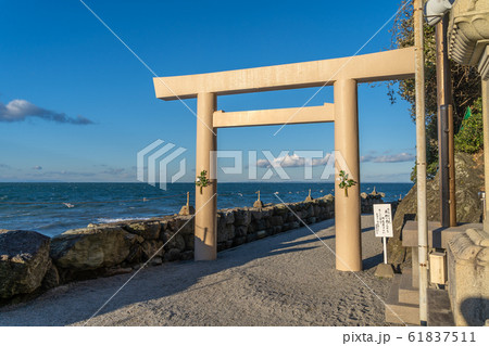 ［三重県］　二見興玉神社　鳥居 61837511