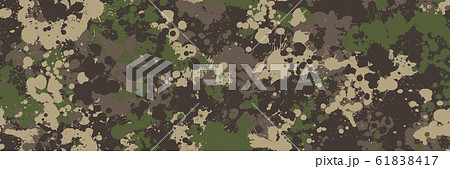 迷彩パターン-シームレス 61838417