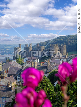 Famous Conwy Castle in Wales, United Kingdom, series of Walesh castles Famous Conwy Castle in Wales, United Kingdom, series of Walesh castles 61838695