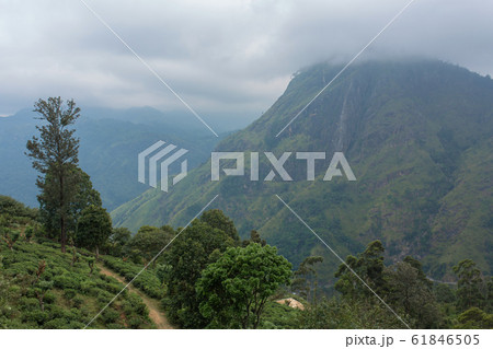 Mountain landscape, green slopes. Beauty of Mountain landscape, green slopes. Beauty of 61846505