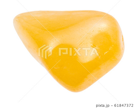 polished yellow Aventurine gem stone isolated polished yellow Aventurine gem stone isolated 61847372