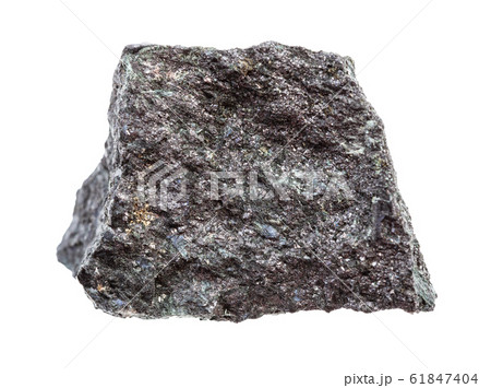 rough Magnetite ore (iron ore) isolated rough Magnetite ore (iron ore) isolated 61847404