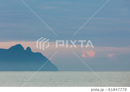 Dawn at beach in Bako national park Borneo 61847779