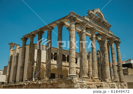 Marble columns in the Temple of Diana at Merida Marble columns in the Temple of Diana at Merida 61849472