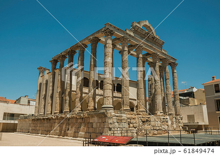Marble columns in the Temple of Diana at Merida Marble columns in the Temple of Diana at Merida 61849474