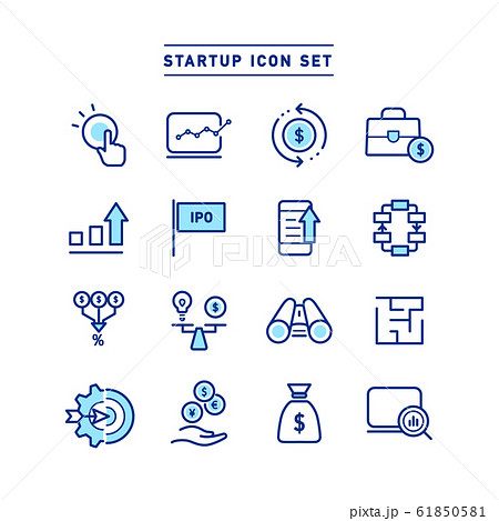 STARTUP ICON SET STARTUP ICON SET 61850581