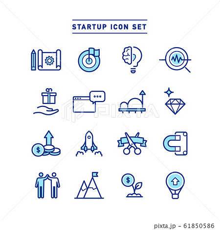 STARTUP ICON SET STARTUP ICON SET 61850586