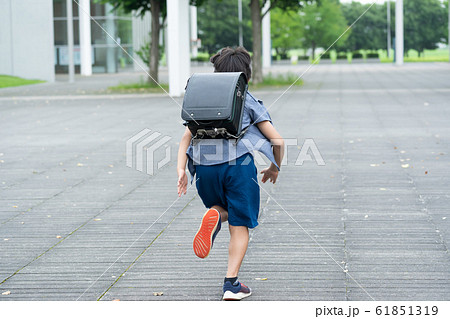 小学生 学校 男の子 通学 学校生活イメージ 61851319