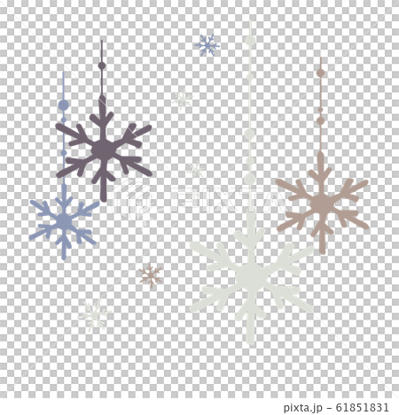 雪の結晶のイメージ 61851831