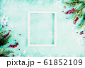 Watercolor painting Christmas holidays composition 61852109