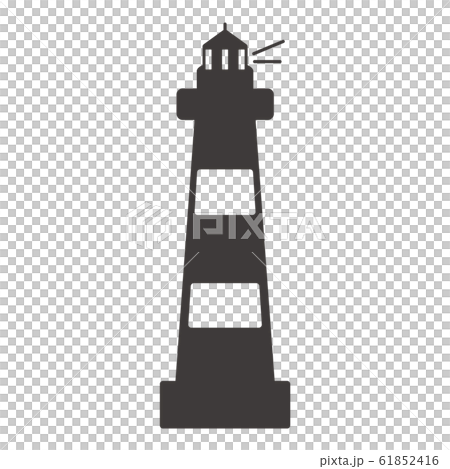 灯台のピクトグラムのイラスト素材 61852416 Pixta